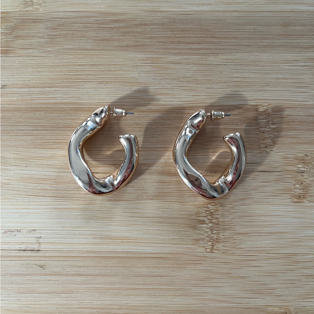 Gold Hoop Earrings